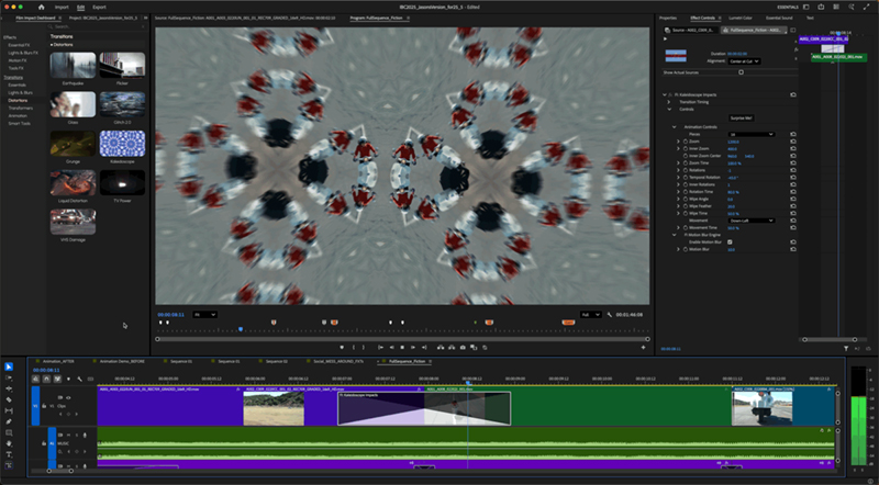 90 nuevos efectos, transiciones y animaciones en Premiere Pro.